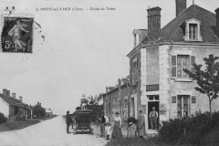 Vue Route de Vierzon-Bouftard en 1914